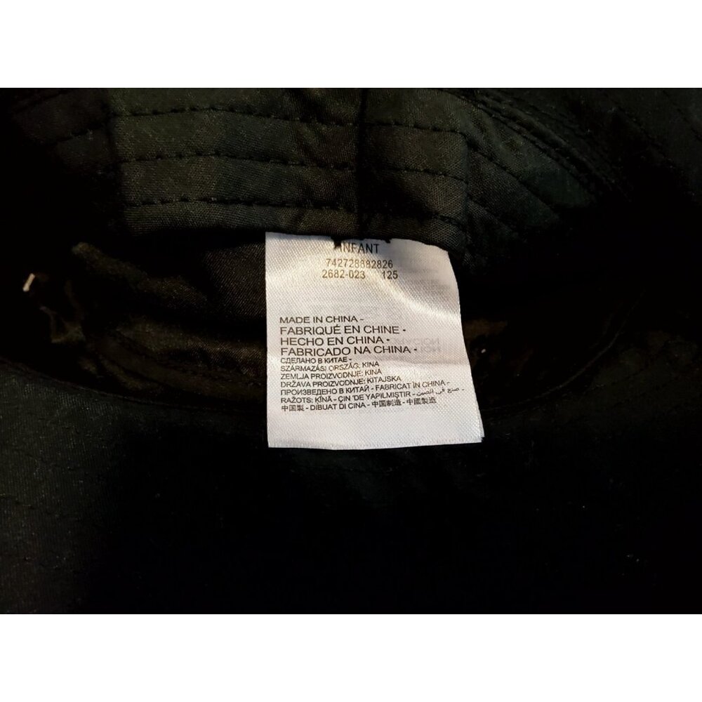 Nike Infant 12/24M Apex Bucket Hat w Strap Closure - Black UPF 40+ NWT - Picture 4 of 7